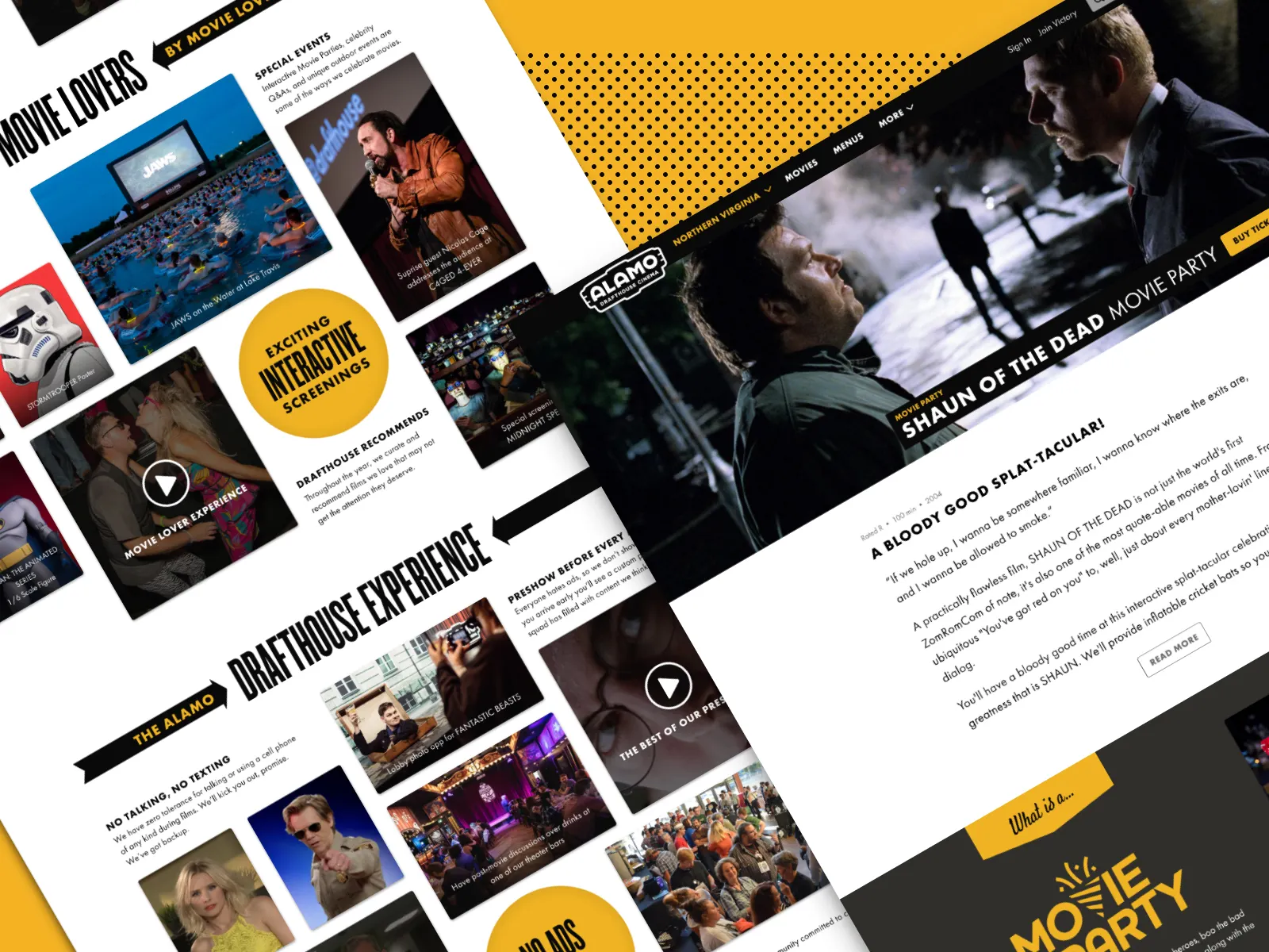 Film page and showtime browsing detail